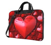 Hearts Love Laptop Bag 13 inch, Computer Briefcase Gifts for Men Women, 360 Protective Laptop Shoulder Bag