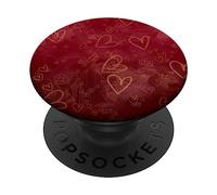 Hearts Pattern, Love Valentine PopSockets Adhesive PopGrip