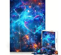 Hearts Puzzle for Teenagers 1000 Pieces Strong Memory Accurate Edge Joyful Challenge Wall Art (38x26cm)