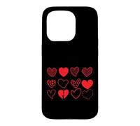 Hearts Set Twelve Variations Case for iPhone 15 Pro