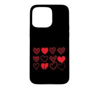 Hearts Set Twelve Variations Case for iPhone 15 Pro Max