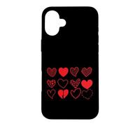 Hearts Set Twelve Variations Case for iPhone 16 Plus