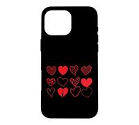 Hearts Set Twelve Variations Case for iPhone 16 Pro Max