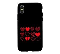 Hearts Set Twelve Variations Case for iPhone X/XS