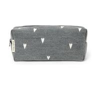 Hearts toiletry bag Grey one size
