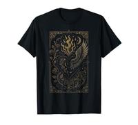 Hearts - Vintage Catholic Art Grunge Emo Goth T-Shirt