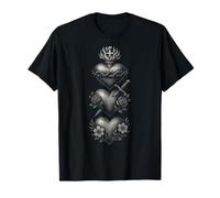 Hearts - Vintage Catholic Art Grunge Emo Goth T-Shirt