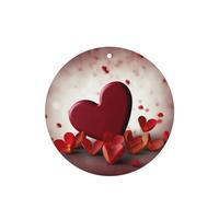 Hearts with Love Car Air Fresheners Cards 4 Pcs Long Lasting Car Fresheners Gifts for Men Women Auto Aromatherapy Tablets Hanging Scented Card Rearview Mirror Pendant - Lavender Scent