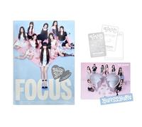Hearts2Hearts - Hearts2Hearts - 1st Mini Album [FOCUS] (Photobook A Ver.) Photo Book + Sticker + Postcard + Folded Poster + Group Photo Card + Gift