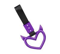 HeartShaped Car Handle Ornament - ABS Construction Lightweight Interior Decorative Pendant Rear Bumper Warning Loop Drift Charm Creative EasyInstall Vehicle Accessory | Cars Trucks for Teens