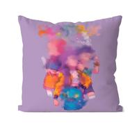 Heartsking Cushion Covers 45cm X 45cm, Throw Pillow Covers, Cute Cartoon Anime Decorative Large Square Cushion Case For Couch Sofa Bed Room Cute Kawaii Soft Short Plush Pillowcase (Kp B)