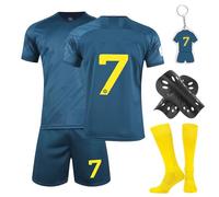 Heartsking Kids Football Kits - 2023/24 Home & Away Soccer Jerseys, Training Shirts, Shorts, Socks, Guard Plate & Keychain - Gifts for Boys & Girls