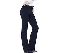 HeartSoul Scrubs Women's Break On Through Heart Breaker Low Rise Drawstring Pant, Navy, Small/Tall