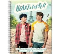 Heartstopper 16-Month 2024-2025 Weekly/Monthly Planner Calendar with Bonus Stickers