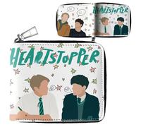 Heartstoppers PU Leather Wallet | Stylish Bifold Card Holder Small Purse with Zipper Coin Pocket | Multicard Wallets Coin Purse for Cash, Coin, Card, Bill (4)