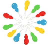 HeartSync 12 Pcs Gourd Shaped Needle Threaders, Easy Insert Sewing Tool for Hand & Machine Sewing, Embroidery and Crafting,Four Colored Sets