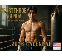 Heartthrob Asian Hot Guys Pinups Wall Calendar 2026 Hot Guy Modern Pinup
