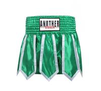 HEARTTOUCH Men's Muay Thai Fight Shorts - Premium Thai Shorts Kickboxing Shorts Boxing Shorts Short Thai Boxing Shorts for Thai Boxing, Kickbox, Boxing, Green, XXL