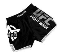 HEARTTOUCH Men's Premium Muay Thai Fight Shorts - Thai Shorts Boxing Shorts Short Thai Boxing Trousers Training Trousers for Thai Boxing Kickboxing S-4XL