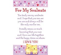 Heartwarmers For My Soulmate Keepsake Card & Envelope 3.5" x 2" Code K107E