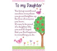 Heartwarmers Keepsake Card & Envelope 3.5" x 2" - to My Daughter