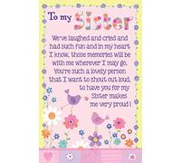 Heartwarmers Keepsake Card & Envelope 3.5" x 2" - to My Sister