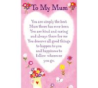 Heartwarmers Pink To My Mum Keepsake Card & Envelope 3.5" x 2" Code K142E