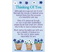 Heartwarmers Purple Thinking Of You Keepsake Card & Envelope 3.5" x 2" Code K123E