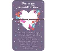 Heartwarmers Sentiment Cord Bracelet - Favourite Person