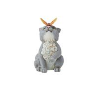 Heartwood Creek by Jim Shore Cat Butterfly On Nose Mini Figurine