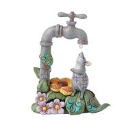 Heartwood Creek by Jim Shore Mouse With Waterdrop Figurine