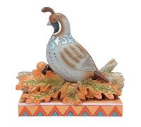 Heartwood Creek By Jim Shore Quail On Leaves Figurine