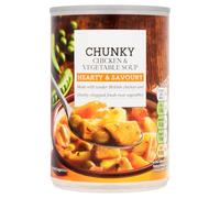 Hearty & Savoury Chunky Chicken & Vegetable Soup, British Chicken with Fresh Root Vegetables, 400g