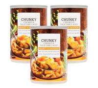 Hearty & Savoury Chunky Chicken & Vegetable Soup, British Chicken with Fresh Root Vegetables, 400g, Pack Of 3