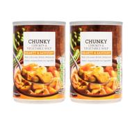 Hearty & Savoury Chunky Chicken & Vegetable Soup, British Chicken with Fresh Root Vegetables, 400g, Pack Of 2