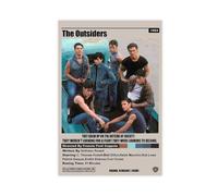 Heasiben Movie The Outsiders Poster Classic 80s Flim Canvas Wall Art for Room Decor Gift Unframe-style12x18inch(30x45cm)