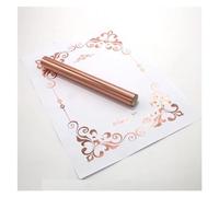 Heat Activated Foil, 5M Multicolor Hot Stamping Foil Toner Reactive Holographic for Printer Laminator(Rose Gold)