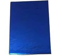 Heat Activated Foil, A4 Hot Stamping Foil Paper for Printers, Heat Activated Transfer, Multicolor, 21x29cm, Pack of 50 Sheets(Blu)