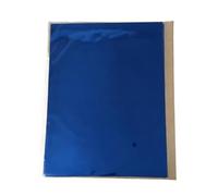 Heat Activated Foil, Hot Stamping Foil Paper for Printer A4 Multicolor Pack of 50(Blu)