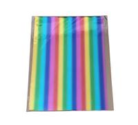 Heat Activated Foil, Hot Stamping Foil Paper for Printer A4 Multicolor Pack of 50(Colorful)