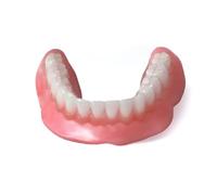 Heat and Fit™ NowDenture™ - Premium Immediate Lower Dentures - USA Made, Real Teeth, Custom Fit - No Impressions Needed for Fast Results at Home - Complete Kit with Sizing Trays - Medium