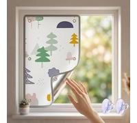 Heat Blocking Reflective Window Film, Non-Adhesive Thermal Insulation for Privacy and Energy Efficiency, Easy to Cut and Reusable for Home and Office