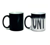 Heat Change Mug, Colour Changing Coffee Mug, Heat Sensitive Tea Coffee Hot Drinks Cup, Funny Mug Gift for Friends, C**T Swear Word Printed Mug 11 oz