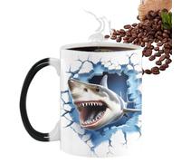Heat Changing Coffee Mugs - Color Shift Mug, Magic Temperature Cup | Thermal Reactive Design, Cute Drinkware Collection, Unique Print Transformation, Novelty Hot Cup for Day