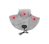 Heat Cushion for Neck and Shoulders, Vibration Massage with Heat and Support Band, Automatic Shut-Off, Ergonomic Electric Blanket, for Women, Men, Seniors, Home, Daily