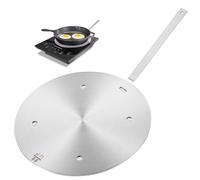 Heat Diffuser for Glass Cooktop, Fast Heat Distribution Aluminum Alloy Induction Plate for Electric Gas Cooktop, Adapter Converter With Removable Handle