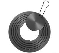 Heat Diffuser Plate for Gas Stove - Thickened Aluminum Alloy Simmer Ring Prevents Burn Even Heating - for versatile Cooktop Adapter for Thawing & Moka Pot 20x20cm(A)