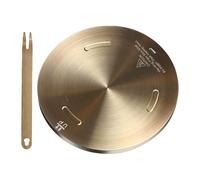 Heat Diffuser Plate, Grourarty Stainless Steel Cooking Induction Adapter Simmer Plate for Electric Gas Glass Cooktop Hob Ring, Induction Cooktop Converter Plate With Handle (20cm)