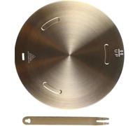 Heat Diffuser Plate, Stainless Steel with Aluminum interlayer Induction Adapter Plate with Removable Handle for Electric Gas Stove Cooking 28cm