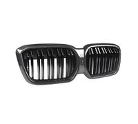 Heat dissipation Compatible With BMW For IX3 G08 BEV 2022-2025 Carbon Fiber Front Grille Replacement Front Bumper Air Vent Hood Kidney Grill Double Slat